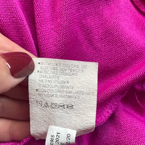 Under Armour UA Dark Pink Rival Terry Taped Crew Sweatshirt, Size Large, - Picture 11 of 11